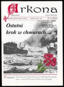 Arkona : miesięcznik literacki Pomorza Środkowego dla młodych, 1998, nr 3
