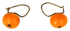 Amber earrings 2