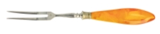 Sausage fork with amber handle 1