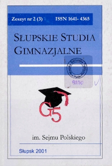 Słupskie Studia Gimnazjalne, nr 2 (3)