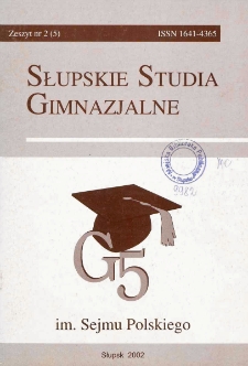 Słupskie Studia Gimnazjalne, nr 2 (5)