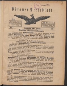 B&uuml;tower Kreisblatt 1908