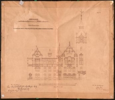 [Budynek Starostwa w Słupsku] Elewacja budynku od strony ul. Szarych Szereg&oacute;w (dawniej ul. Wodna)