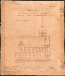 [Budynek Starostwa w Słupsku] Elewacja budynku od strony Gimnazjum