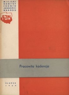 Pracowita kadencja