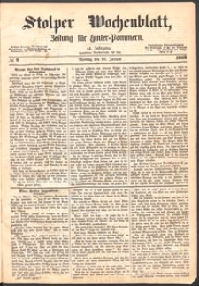 Stolper Wochenblatt. Zeitung f&uuml;r Hinterpommern № 9