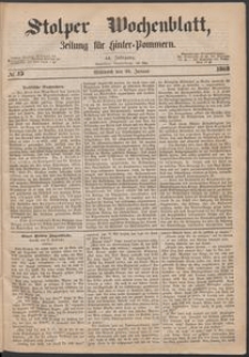 Stolper Wochenblatt. Zeitung f&uuml;r Hinterpommern № 13