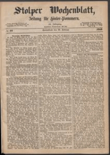 Stolper Wochenblatt. Zeitung f&uuml;r Hinterpommern № 26