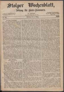 Stolper Wochenblatt. Zeitung für Hinterpommern № 27