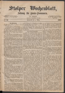 Stolper Wochenblatt. Zeitung f&uuml;r Hinterpommern № 28