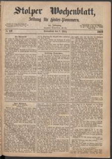 Stolper Wochenblatt. Zeitung f&uuml;r Hinterpommern № 29