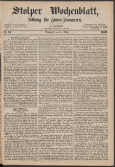 Stolper Wochenblatt. Zeitung f&uuml;r Hinterpommern № 31