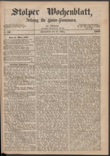 Stolper Wochenblatt. Zeitung f&uuml;r Hinterpommern № 35