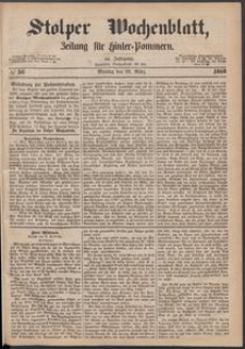 Stolper Wochenblatt. Zeitung f&uuml;r Hinterpommern № 36
