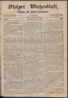 Stolper Wochenblatt. Zeitung f&uuml;r Hinterpommern № 49