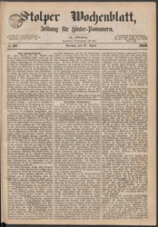Stolper Wochenblatt. Zeitung f&uuml;r Hinterpommern № 50