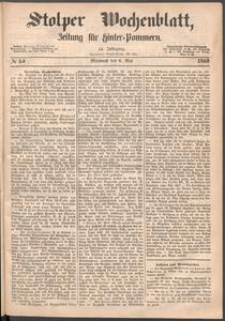 Stolper Wochenblatt. Zeitung für Hinterpommern № 54