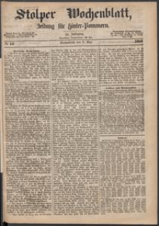 Stolper Wochenblatt. Zeitung f&uuml;r Hinterpommern № 55
