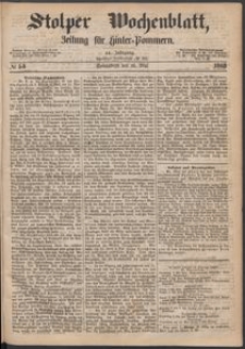 Stolper Wochenblatt. Zeitung f&uuml;r Hinterpommern № 58