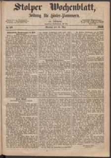 Stolper Wochenblatt. Zeitung f&uuml;r Hinterpommern № 59