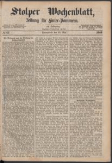 Stolper Wochenblatt. Zeitung f&uuml;r Hinterpommern № 61