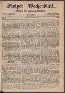 Stolper Wochenblatt. Zeitung für Hinterpommern № 62