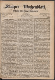 Stolper Wochenblatt. Zeitung f&uuml;r Hinterpommern № 66