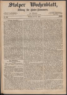 Stolper Wochenblatt. Zeitung für Hinterpommern № 70