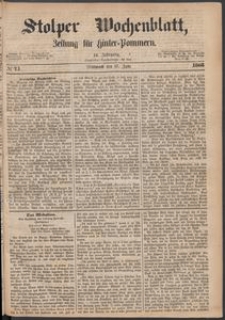 Stolper Wochenblatt. Zeitung für Hinterpommern № 71