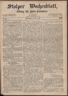 Stolper Wochenblatt. Zeitung f&uuml;r Hinterpommern № 72