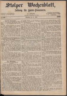 Stolper Wochenblatt. Zeitung f&uuml;r Hinterpommern № 79