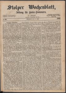 Stolper Wochenblatt. Zeitung f&uuml;r Hinterpommern № 80