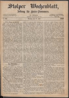 Stolper Wochenblatt. Zeitung f&uuml;r Hinterpommern № 82
