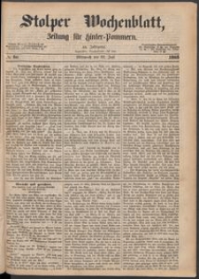 Stolper Wochenblatt. Zeitung für Hinterpommern № 86