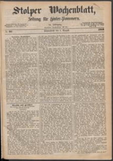 Stolper Wochenblatt. Zeitung f&uuml;r Hinterpommern № 90