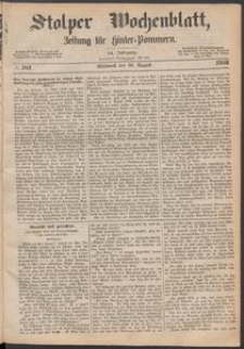 Stolper Wochenblatt. Zeitung für Hinterpommern № 101