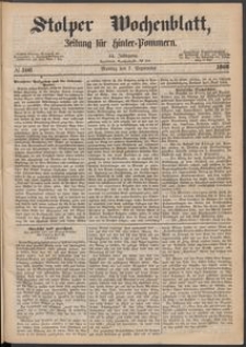 Stolper Wochenblatt. Zeitung für Hinterpommern № 106