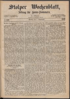 Stolper Wochenblatt. Zeitung f&uuml;r Hinterpommern № 106