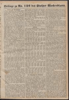 Beilage zu № 126 des Stolper Wochenblatt