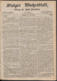Stolper Wochenblatt. Zeitung f&uuml;r Hinterpommern № 131