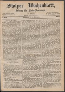 Stolper Wochenblatt. Zeitung für Hinterpommern № 138
