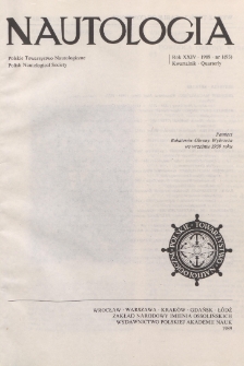 Nautologia, 1989, nr 1