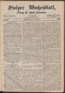 Stolper Wochenblatt. Zeitung f&uuml;r Hinterpommern № 144