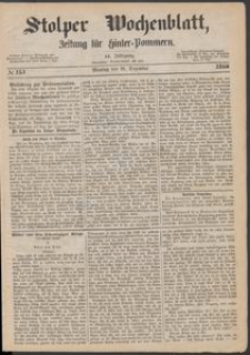 Stolper Wochenblatt. Zeitung f&uuml;r Hinterpommern № 251