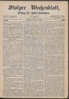 Stolper Wochenblatt. Zeitung f&uuml;r Hinterpommern № 153