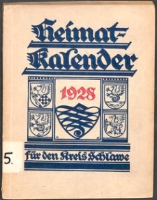 Heimatkalender f&uuml;r den Kreis Schlawe 1928