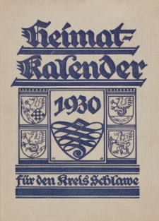 Heimatkalender für den Kreis Schlawe 1930