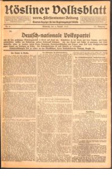 Kösliner Volksblatt [1919] Nr. 6