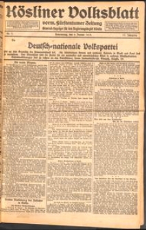 Kösliner Volksblatt [1919] Nr. 7