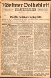 Kösliner Volksblatt [1919] Nr. 9